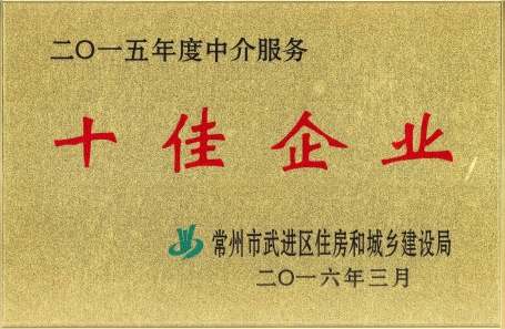 3月16日，公司被評為2015年度中介服務十佳企業