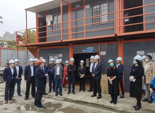農工黨常州市委現場調研中心血庫新建項目